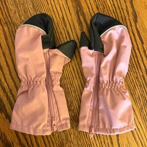 Polarn O. Pyret EASY ZIP FLEECE LINED SHELL MITTENS (2-4YRS)